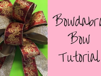 Bowdabra Easy Bows - Stacked Bow Tutorial