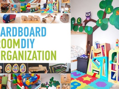 Cardboard Furniture and Toys for Kids Room
