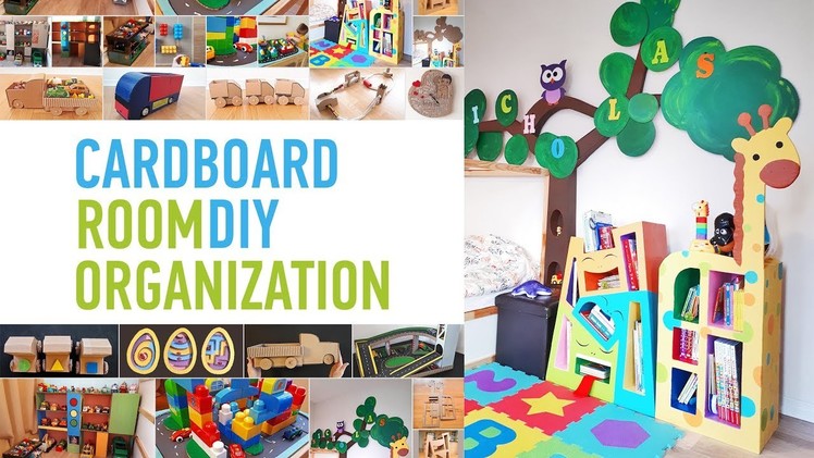 Cardboard Furniture and Toys for Kids Room