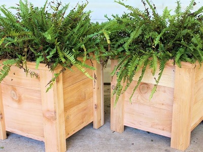 Cedar Garden Planter Box : Modern DIY