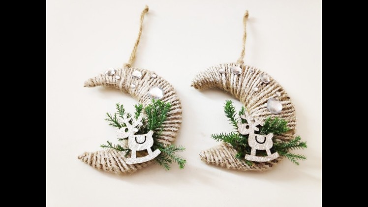 Christmas DIY - Unique Christmas ornaments  (The MOON 2018)