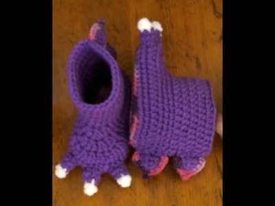 Crochet Baby Dinosaur.Monster Booties