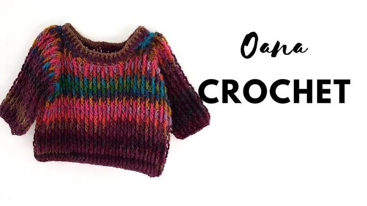 Crochet Pull for kids 5-7.8-10 years by Oana