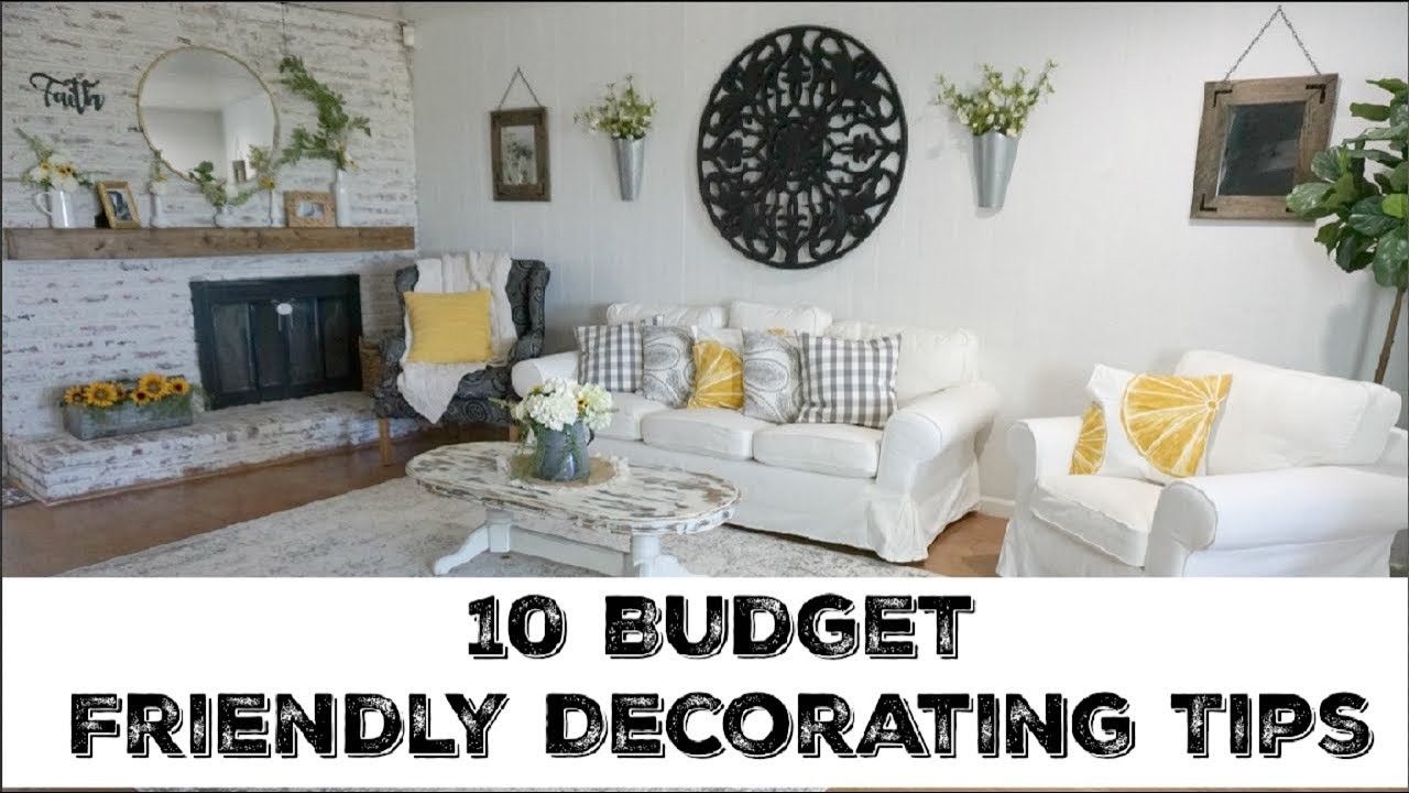 DECORATING YOUR HOME ON A BUDGET | 10 TIPS To Look Expensive On A Budget | Momma From Scratch