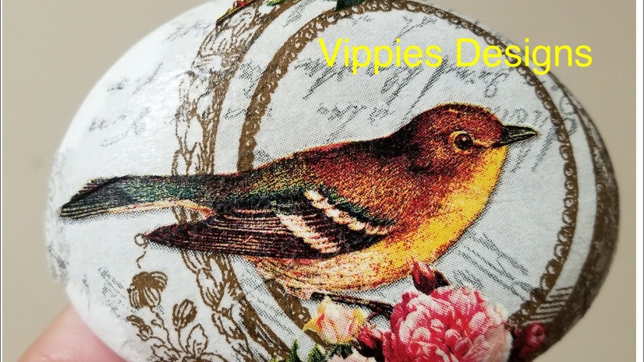 Decoupage for Beginners with JoanMarie Domino and Vippies