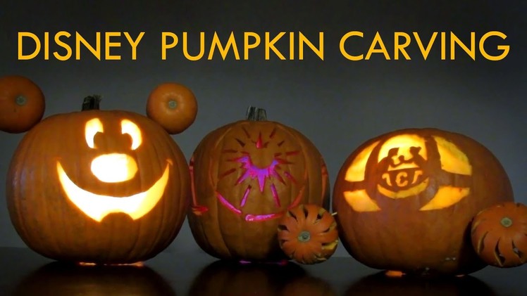 Disney Halloween Pumpkin Carving