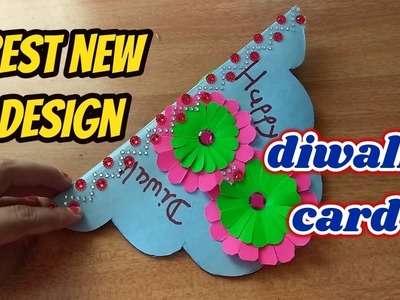 Diwali card. Handmade easy Diwali card Tutorial. Diwali Greeting card.-|Hindi|