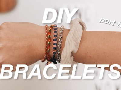 Diy: 3 easy friendship bracelets (PART 2)
