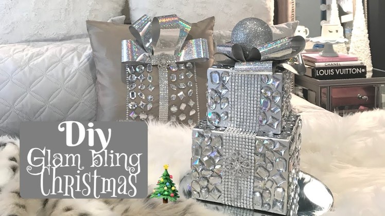 DIY BLING SPARKLY GLAM CHRISTMAS DECOR