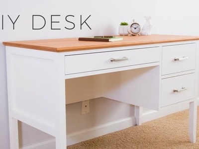 DIY Desk with Drawers | How to Make