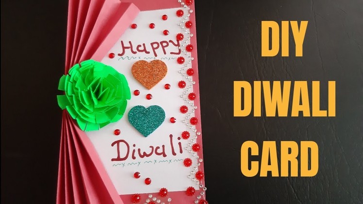 Diy diwali card making || how to make diwali card || dipavali special craft