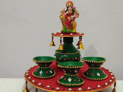 DIY Diwali Diya Stand Decoration