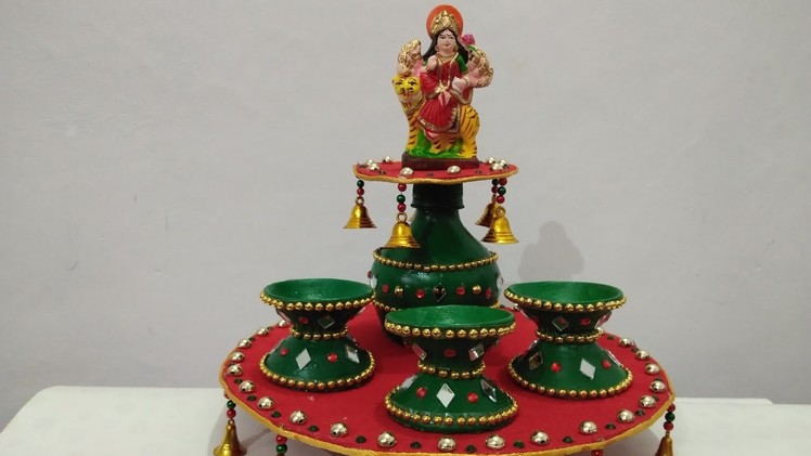 DIY Diwali Diya Stand Decoration