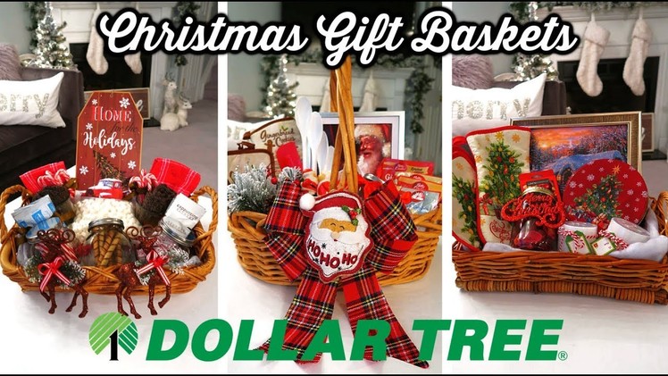 DIY DOLLAR TREE CHRISTMAS GIFT BASKETS ????| BUDGET CHRISTMAS GIFT IDEAS