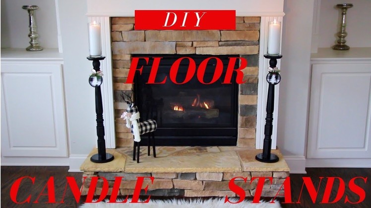 DIY Floor Candle Stands | Make it in 10 mins & Less than $15.