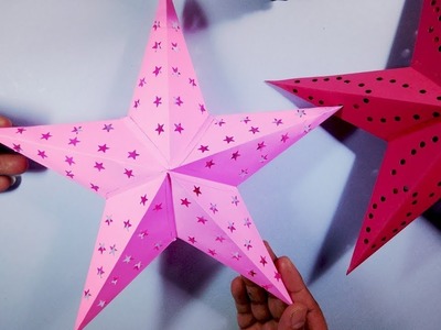 DIY How to make Star Lantern Kandil For Diwali, Christmas & New Year Decoration | Diwali Lantern