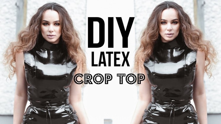 DIY latex crop top ( EASY)  | Tijana Arsenijevic