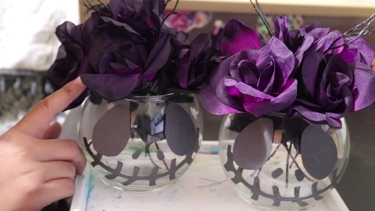 DIY Nightmare Before Christmas Centerpieces ** 99 Cent Store Items**