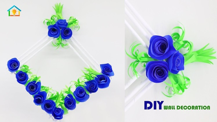DIY Origami Wall Hanging Flower | Awesome Room Decoration Ideas | Crafts Do It