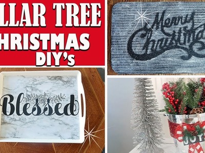 ????DOLLAR TREE CHRISTMAS DIY 2018 - DIY HOLIDAY HOME DECOR IDEAS????