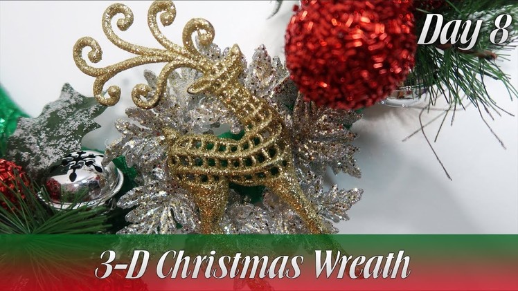 Dollar Tree DIY | Reindeer Flight: 3-D Christmas Wreath | How To