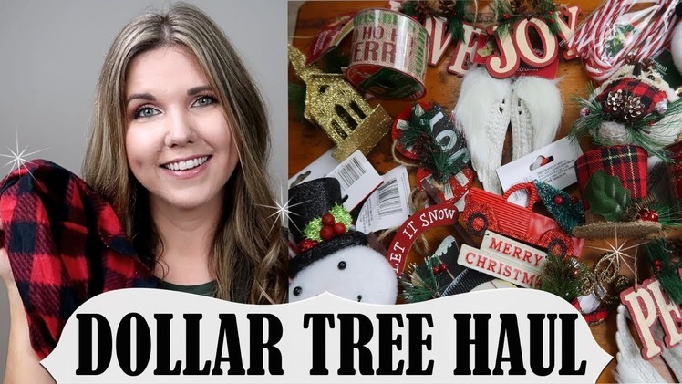 DOLLAR TREE HAUL 2018 -  CHRISTMAS NEW FINDS & FALL DECOR