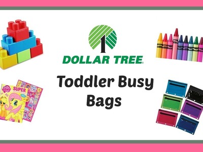 Dollar Tree Toddler Busy bags