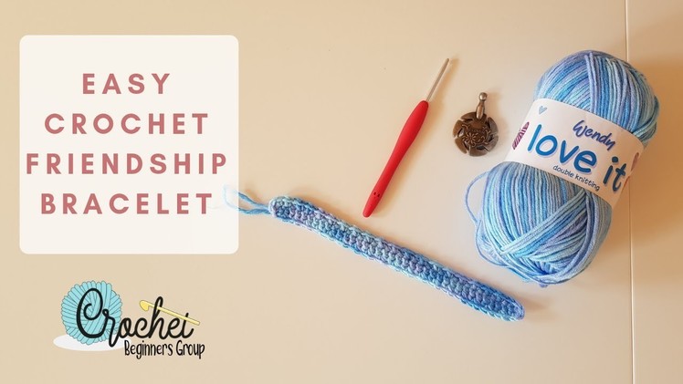 Easy crochet Friendship Bracelet