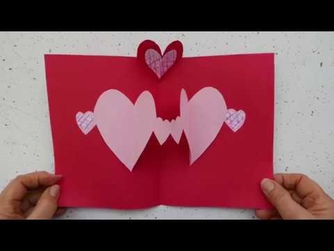 Easy Valentine Pop-Up Heart Card