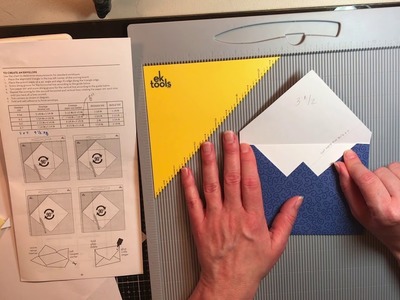 Envelope making - EK Tools Scoreboard and other way