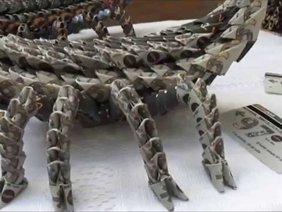 Escorpión - Origami 3D