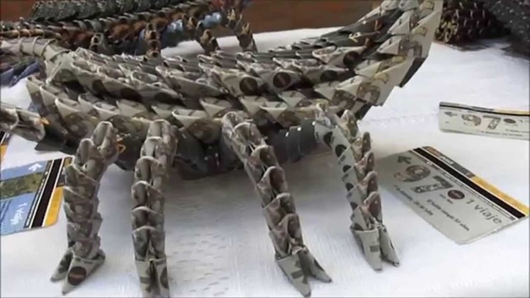 Escorpión - Origami 3D
