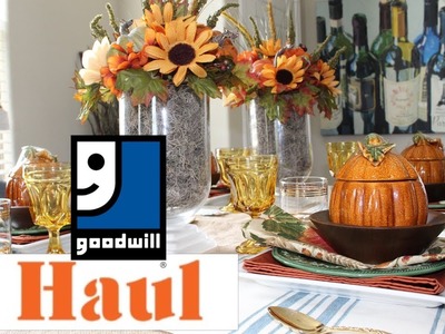 FALL GOODWILL  HAUL. Top Five Fall Goodwill Picks. Autumn Tablescape Using Goodwill items