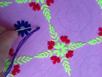 Hand Embroidery; Dopatta Embroidery Design, Phulkari Orna, Chadar Embroidery