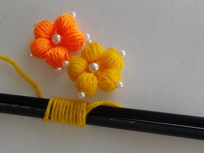 Hand Embroidery: Making Flowers With Simple Trick (PART 1)