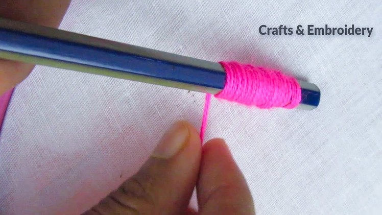 Hand Embroidery,New easy hand embroidery,Amazing trick,Crafts & Embroidery