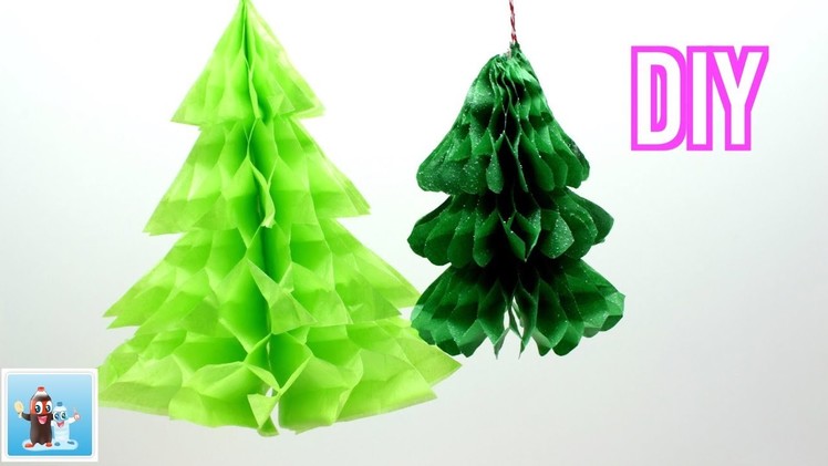 Handmade Christmas Tree from Tissue Paper DIY Art and Crafts Ideas