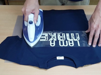 How to create your own T-Shirt using 123Premium Flex and a home iron