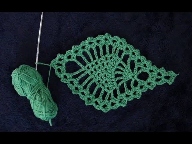 How to Crochet a Pineapple Leaf Pattern #778│by ThePatternFamily