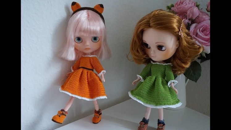 How to crochet doll dresses. doll outfit