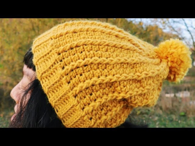 How to Crochet easy Beanie hat for BEGINNER