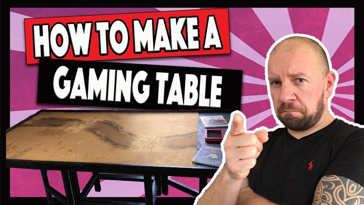 How to Make a Folding Gaming Table for Wargaming or Board Games