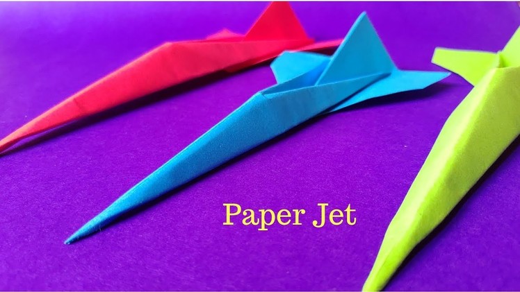 How To Make a Paper Jet | Origami Jet | InnoVatioNizer