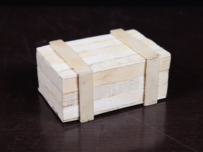 How to make a Puzzle Box from Popsicle Stick