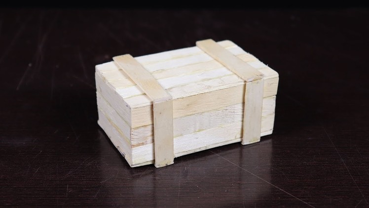 How to make a Puzzle Box from Popsicle Stick