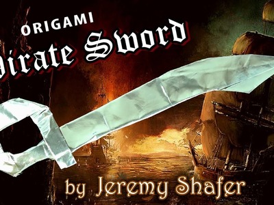 How to make an Origami Pirate Sword