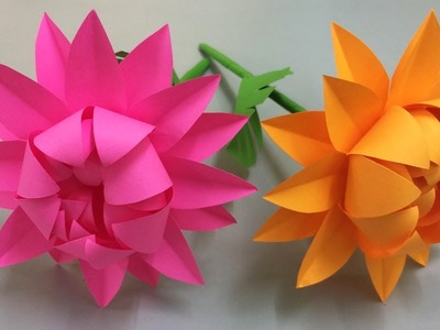 How to Make Beautiful Flower with Paper - Making Paper Flowers Step by Step - DIY Paper Flowers #7
