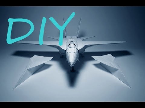 How To Make Fighter Aircraft Using Paper | BEST ORIGAMI PAPER JET????