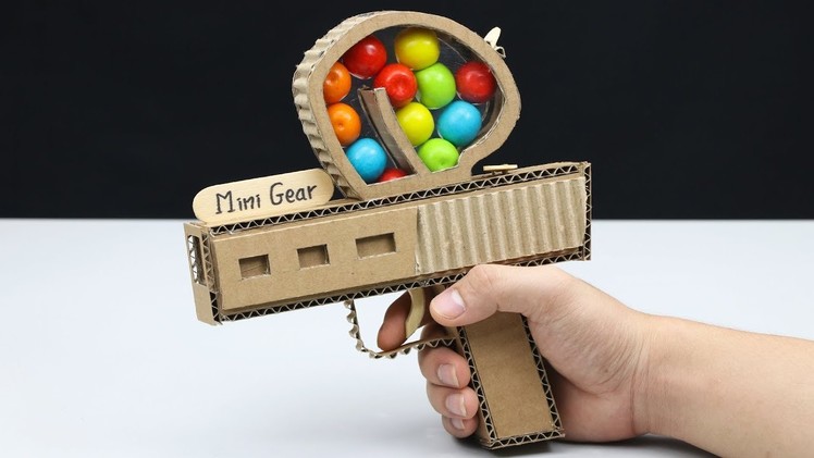 How to Make Gumball Gun from Cardboard