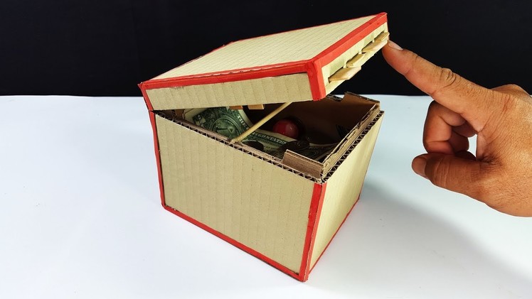 How to Make Safe Cardboard with Combination Lock - Safe DIY
